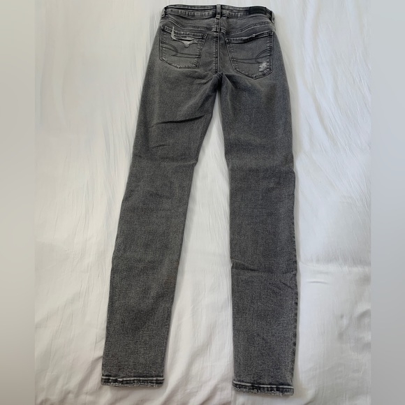 AE Next Level High-Waisted Distressed Jegging - Picture 3 of 6